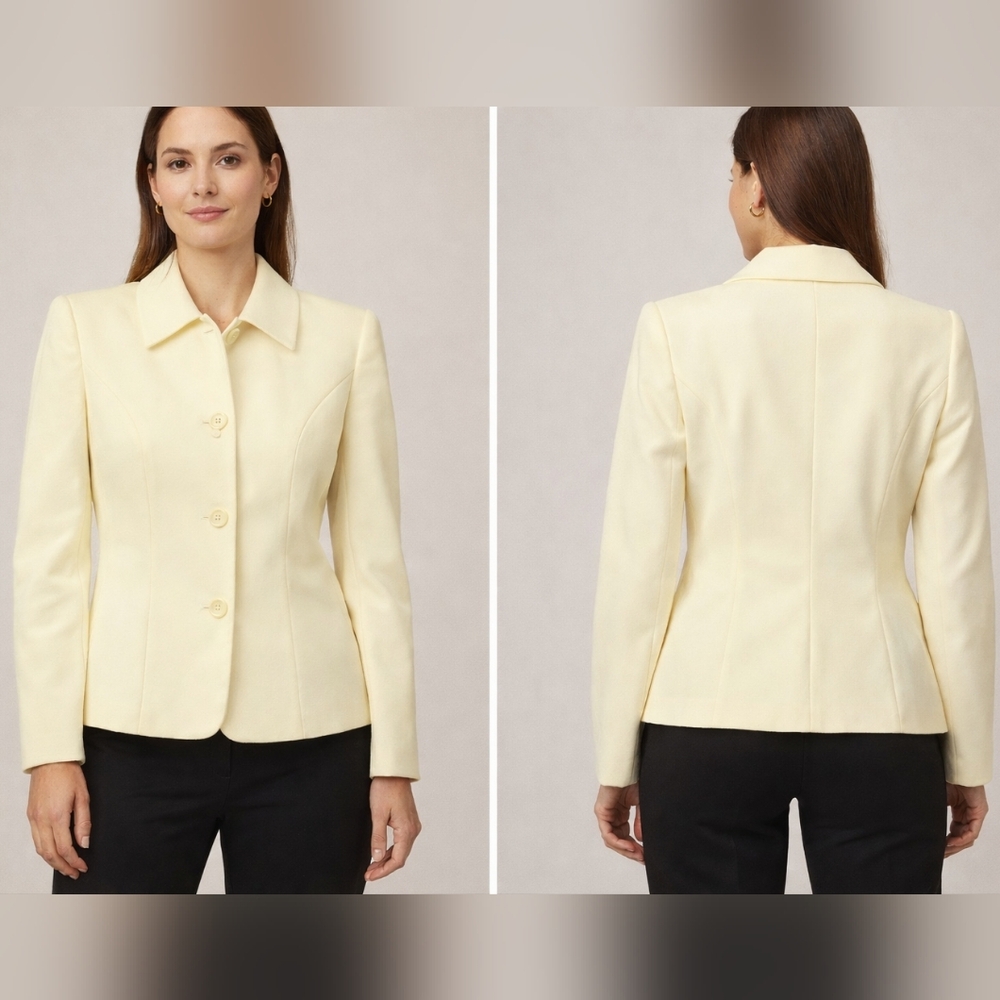 Jones New York Elegant Pale Yelow Women's Jacket
